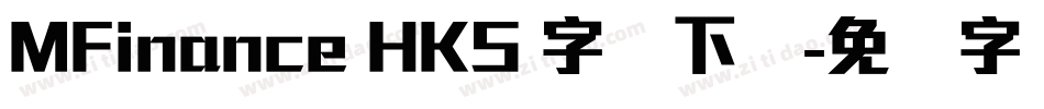 MFinance HKS 字体下载字体转换